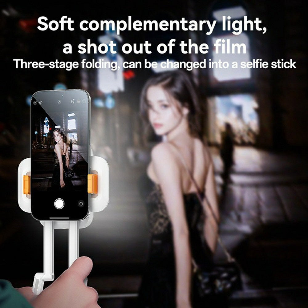 Suport Yesido Desk Phone (DH10), with Beauty Refill Light, Adjustable, 1000mAh, 4.7-7", Alb