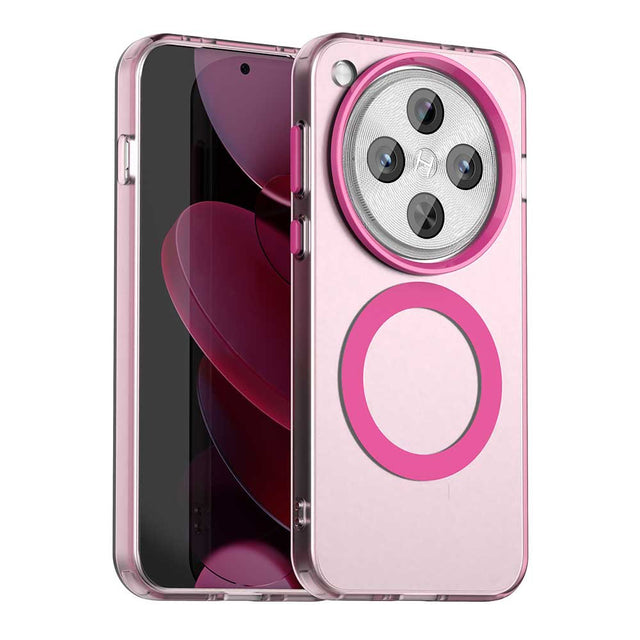 Husa de protectie Techsuit CandyCase MagSafe compatibil cu Oppo Find X8 Pro, Roz