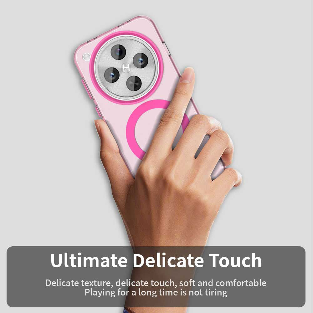 Husa de protectie Techsuit CandyCase MagSafe compatibil cu Oppo Find X8 Pro, Roz