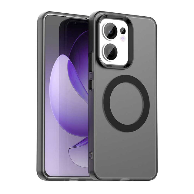 Husa de protectie Techsuit CandyCase MagSafe compatibil cu Oppo Reno13 F 4G / Reno13 F 5G / Reno13 FS 5G, Negru
