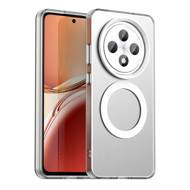 Husa de protectie Techsuit CandyCase MagSafe compatibil cu Oppo Reno12 F 4G / Reno12 F 5G / Reno12 FS 4G / Reno12 FS 5G, Alb