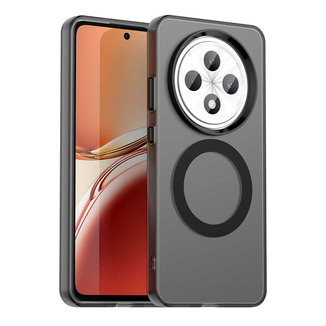 Husa de protectie Techsuit CandyCase MagSafe compatibil cu Oppo Reno12 F 4G / Reno12 F 5G / Reno12 FS 4G / Reno12 FS 5G, Negru