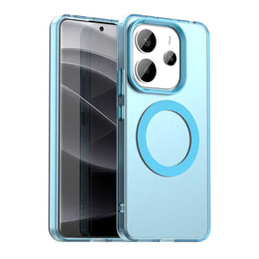 Husa de protectie Techsuit CandyCase MagSafe compatibil cu Xiaomi Redmi Note 14 4G (Standard), Albastru