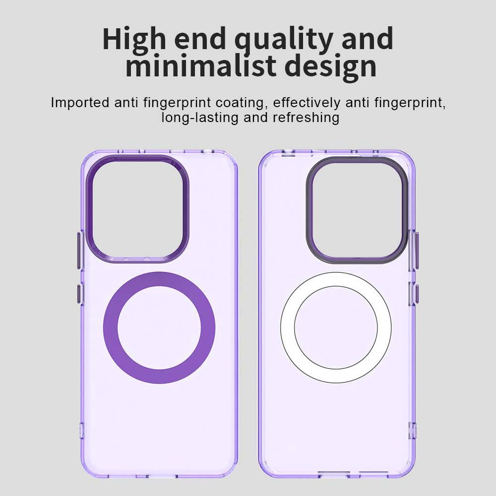 Husa de protectie Techsuit CandyCase MagSafe compatibil cu Xiaomi Redmi Note 14 4G (Regional), Mov