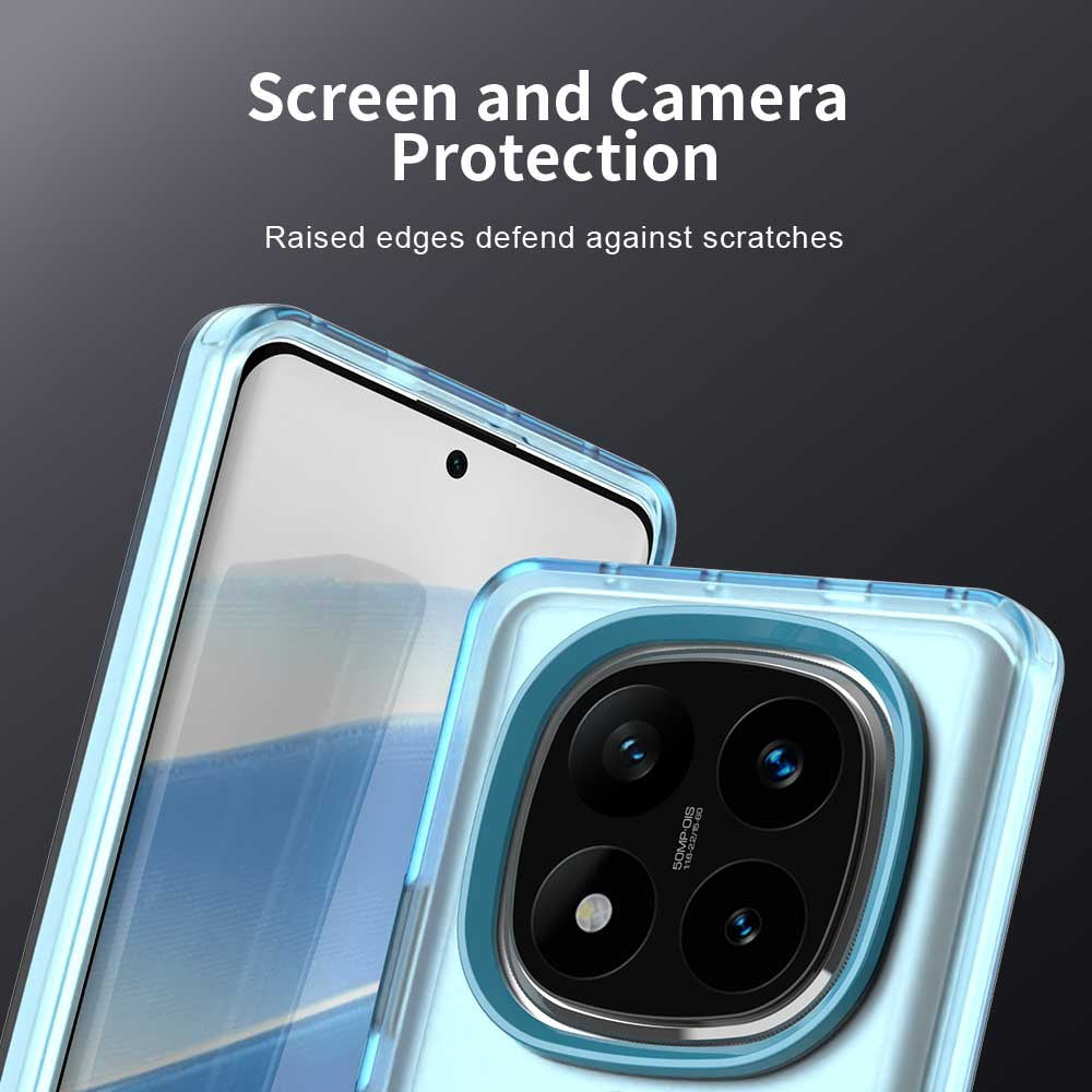 Husa de protectie Techsuit CandyCase MagSafe compatibil cu Xiaomi Redmi Note 14 Pro 4G, Albastru