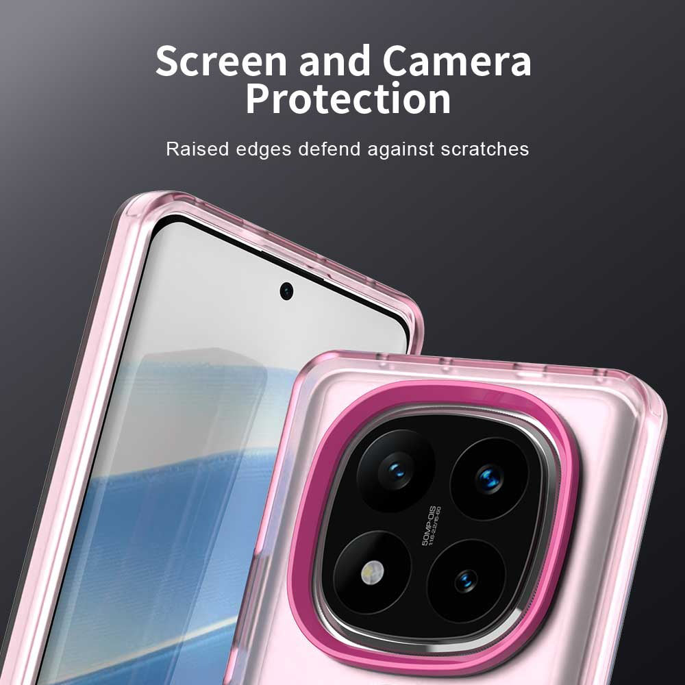 Husa de protectie Techsuit CandyCase MagSafe compatibil cu Xiaomi Redmi Note 14 Pro 5G / Poco X7, Roz