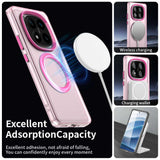 Husa de protectie Techsuit CandyCase MagSafe compatibil cu Xiaomi Redmi Note 14 Pro 5G / Poco X7, Roz