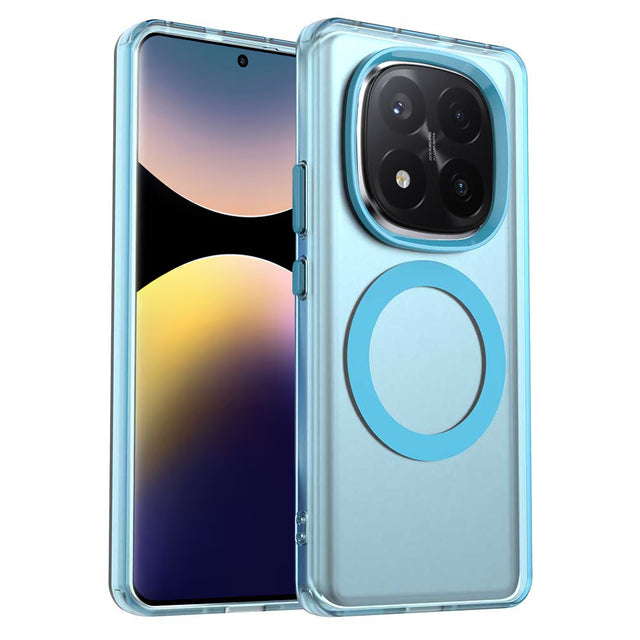 Husa de protectie Techsuit CandyCase MagSafe compatibil cu Xiaomi Redmi Note 14 Pro+ 5G, Albastru
