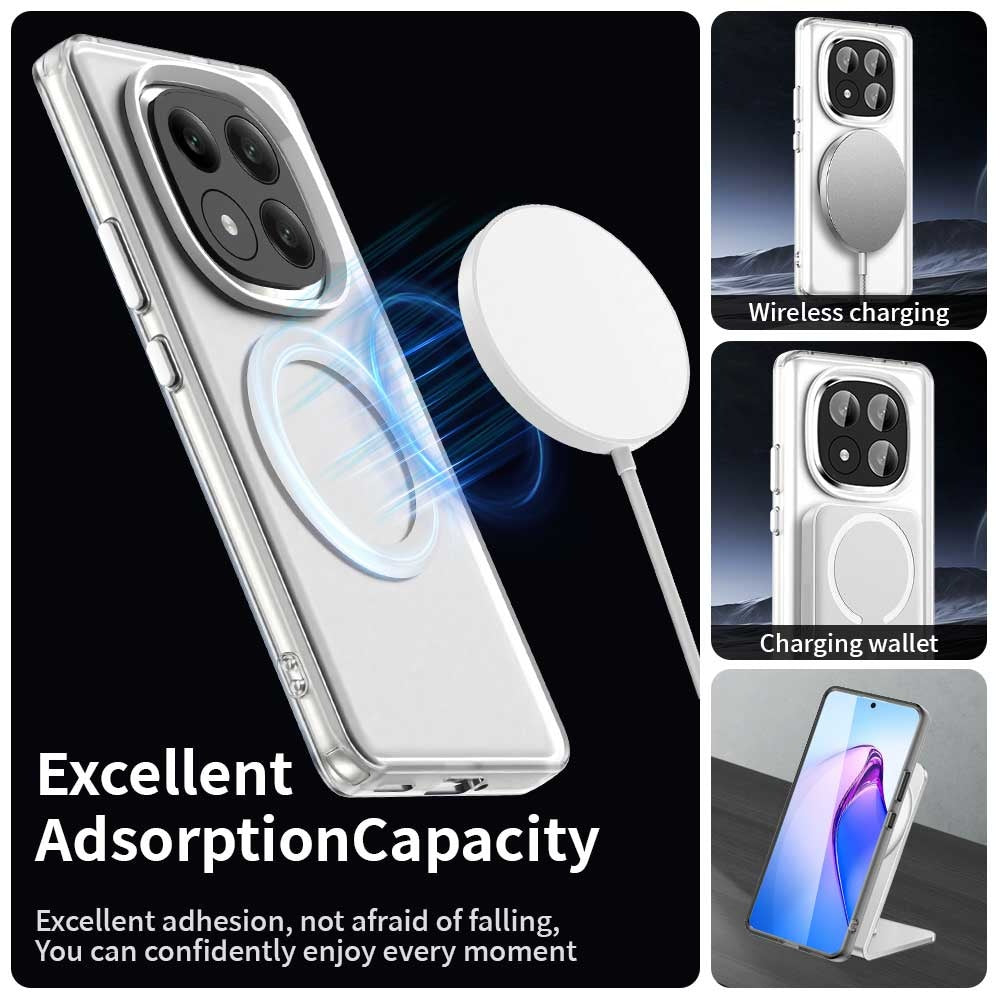 Husa de protectie Techsuit CandyCase MagSafe compatibil cu Xiaomi Redmi Note 14 Pro+ 5G, Alb