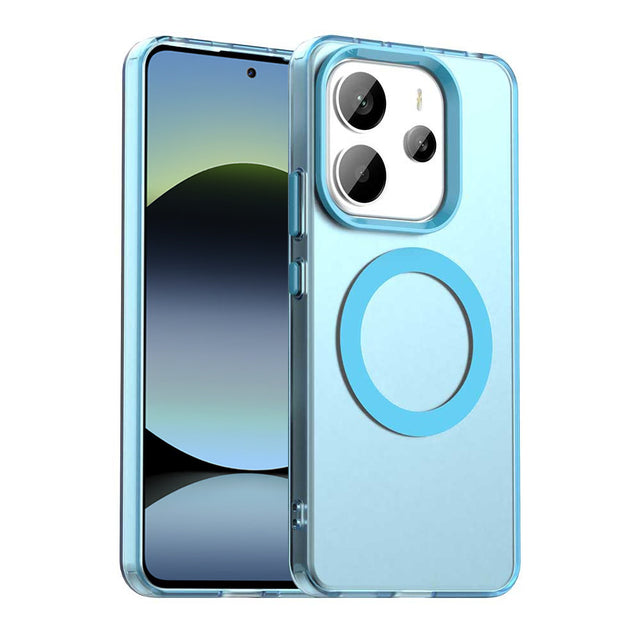 Husa de protectie Techsuit CandyCase MagSafe compatibil cu Xiaomi Redmi Note 14 5G, Albastru