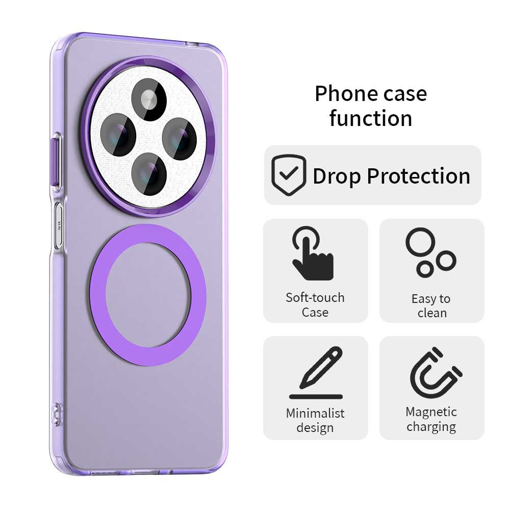Husa de protectie Techsuit CandyCase MagSafe compatibil cu Xiaomi Redmi 14C / Poco C75, Mov