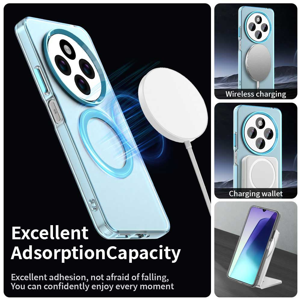 Husa de protectie Techsuit CandyCase MagSafe compatibil cu Xiaomi Redmi 14C / Poco C75, Albastru