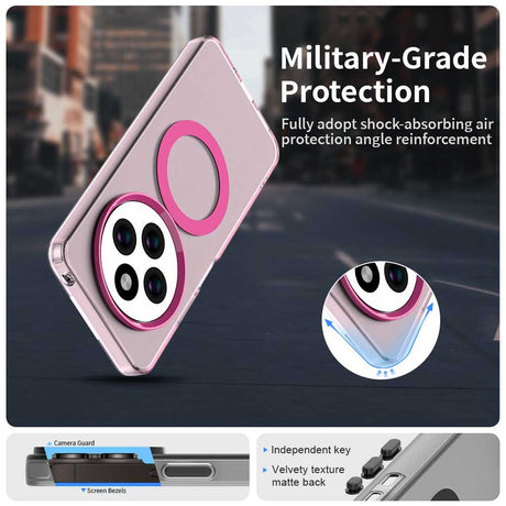 Husa de protectie Techsuit CandyCase MagSafe compatibil cu Xiaomi Redmi 14C / Poco C75, Roz