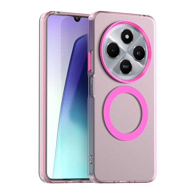 Husa de protectie Techsuit CandyCase MagSafe compatibil cu Xiaomi Redmi 14C / Poco C75, Roz
