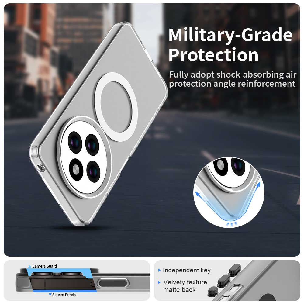 Husa de protectie Techsuit CandyCase MagSafe compatibil cu Xiaomi Redmi 14C / Poco C75, Alb
