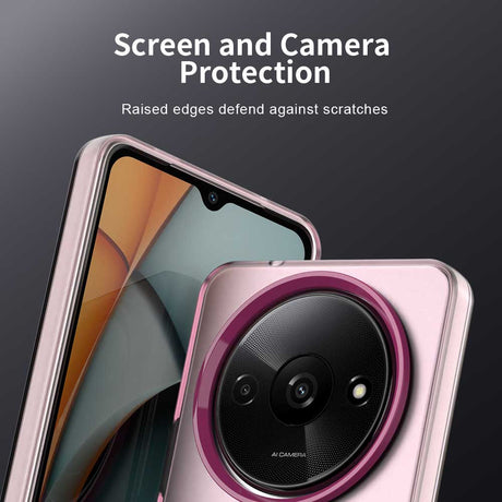 Husa de protectie Techsuit CandyCase MagSafe compatibil cu Xiaomi Redmi A3 / Redmi A3x, Roz