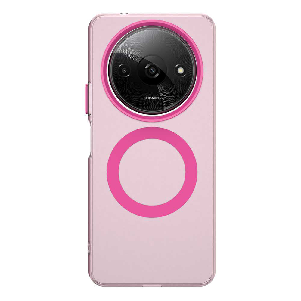 Husa de protectie Techsuit CandyCase MagSafe compatibil cu Xiaomi Redmi A3 / Redmi A3x, Roz