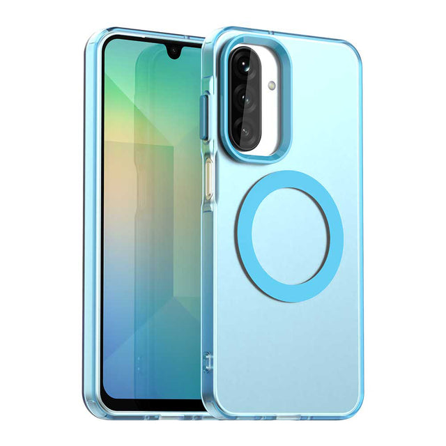 Husa de protectie Techsuit CandyCase MagSafe compatibil cu Samsung Galaxy A17 5G / A17 4G / M17 / F17, Albastru