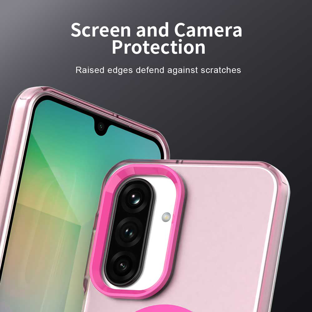Husa de protectie Techsuit CandyCase MagSafe compatibil cu Samsung Galaxy A17 5G / A17 4G / M17 / F17, Roz