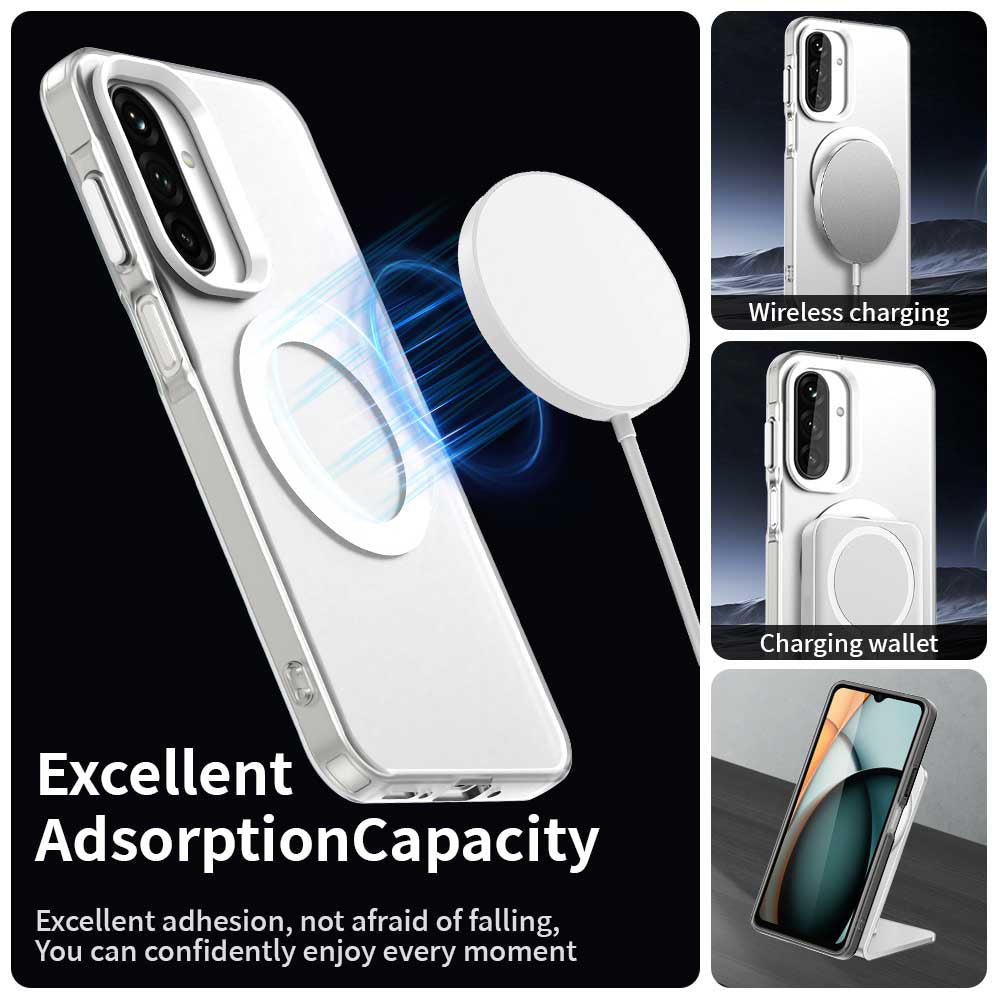Husa de protectie Techsuit CandyCase MagSafe compatibil cu Samsung Galaxy A17 5G / A17 4G / M17 / F17, Alb