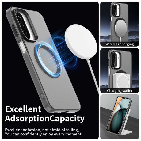 Husa de protectie Techsuit CandyCase MagSafe compatibil cu Samsung Galaxy A17 5G / A17 4G / M17 / F17, Negru