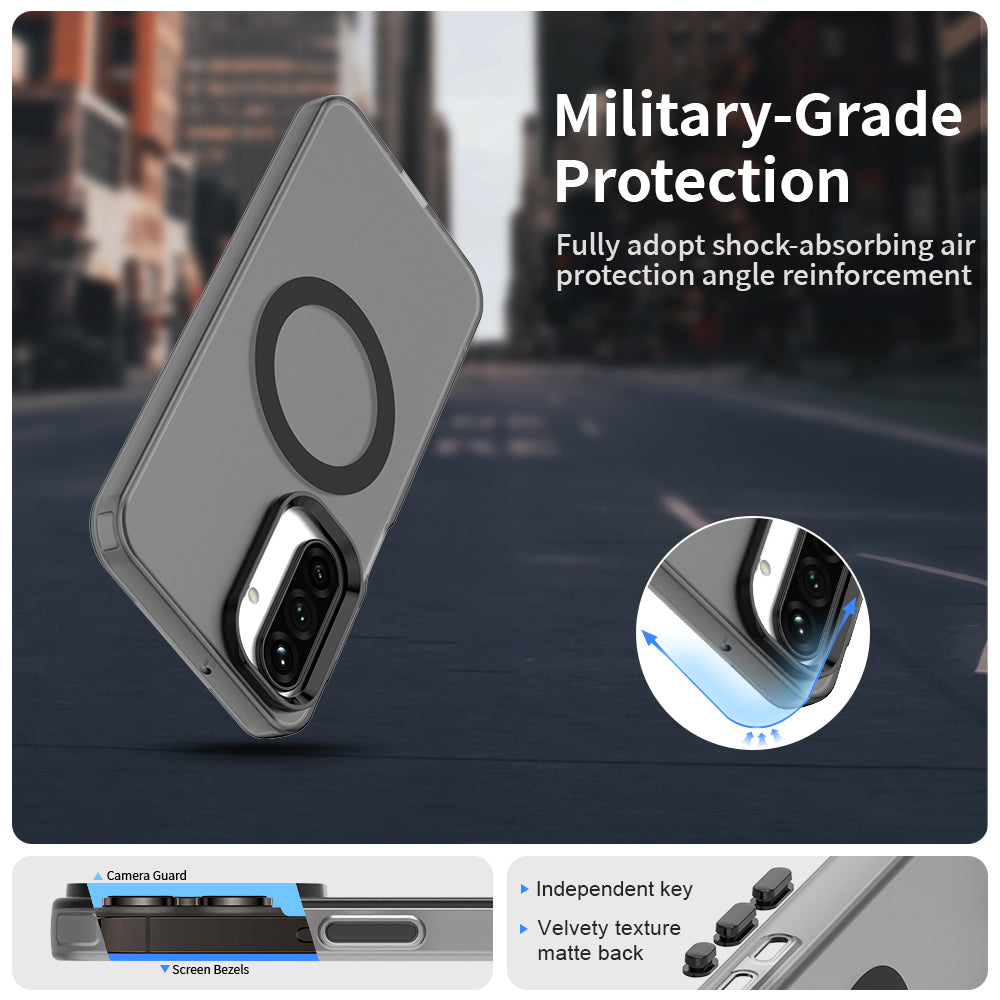 Husa de protectie Techsuit CandyCase MagSafe compatibil cu Samsung Galaxy A17 5G / A17 4G / M17 / F17, Negru