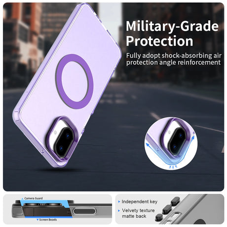 Husa de protectie Techsuit CandyCase MagSafe compatibil cu Samsung Galaxy A07 4G, Mov