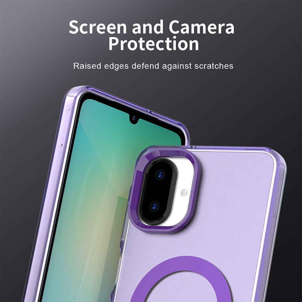 Husa de protectie Techsuit CandyCase MagSafe compatibil cu Samsung Galaxy A07 4G, Mov