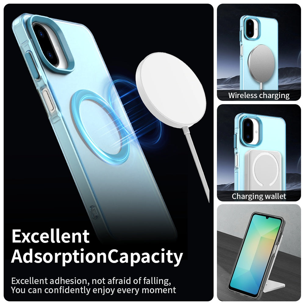 Husa de protectie Techsuit CandyCase MagSafe compatibil cu Samsung Galaxy A07 4G, Albastru