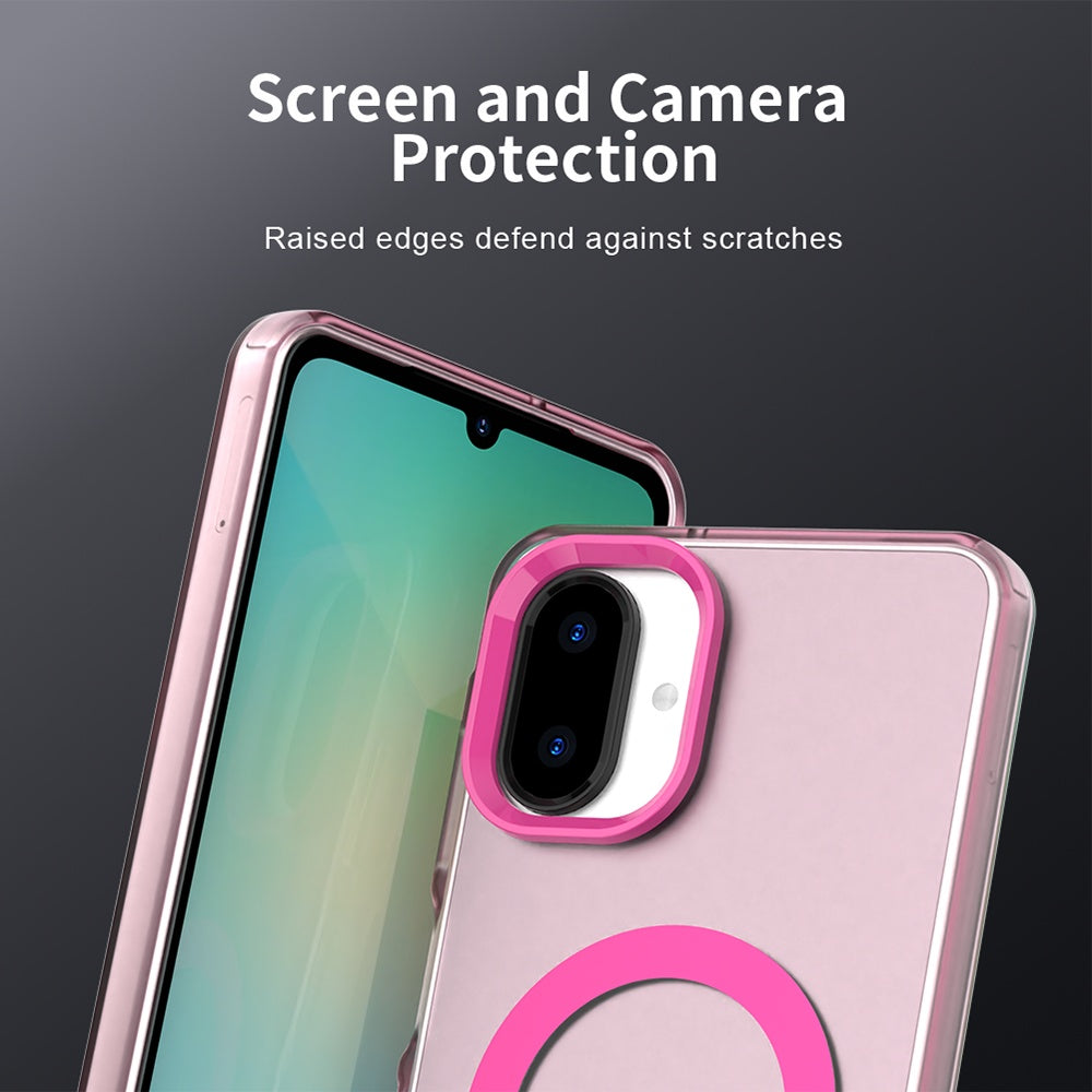 Husa de protectie Techsuit CandyCase MagSafe compatibil cu Samsung Galaxy A07 4G, Roz