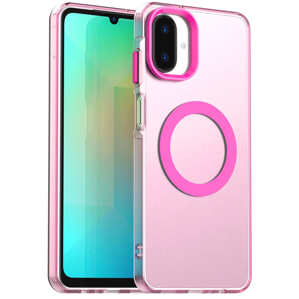 Husa de protectie Techsuit CandyCase MagSafe compatibil cu Samsung Galaxy A07 4G, Roz