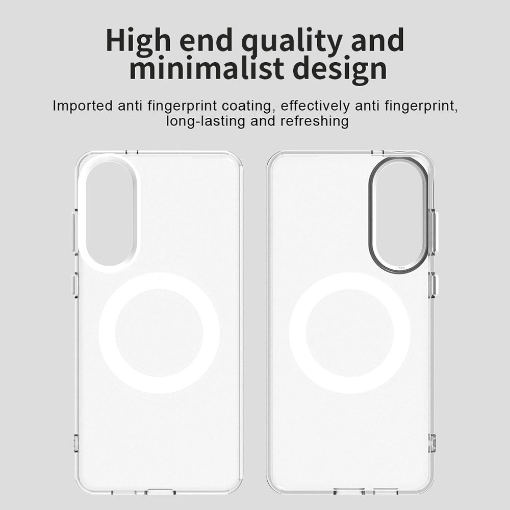 Husa de protectie Techsuit CandyCase MagSafe compatibil cu Samsung Galaxy S25 Edge, Alb