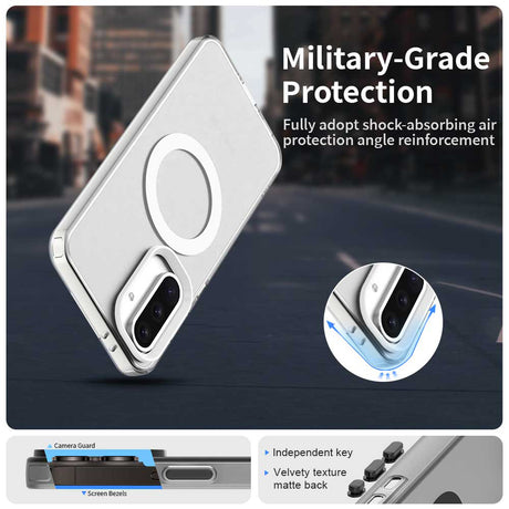 Husa de protectie Techsuit CandyCase MagSafe compatibil cu Samsung Galaxy A36 5G, Alb