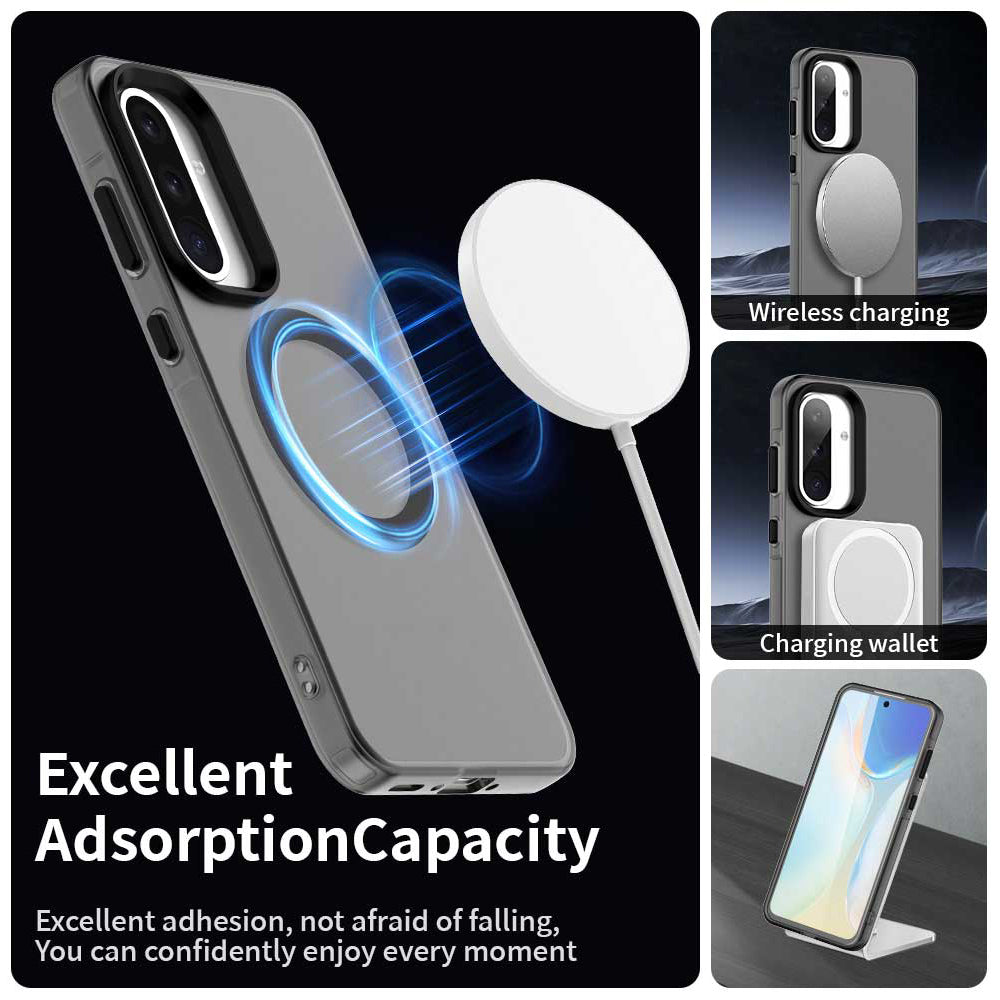Husa de protectie Techsuit CandyCase MagSafe compatibil cu Samsung Galaxy A36 5G, Negru