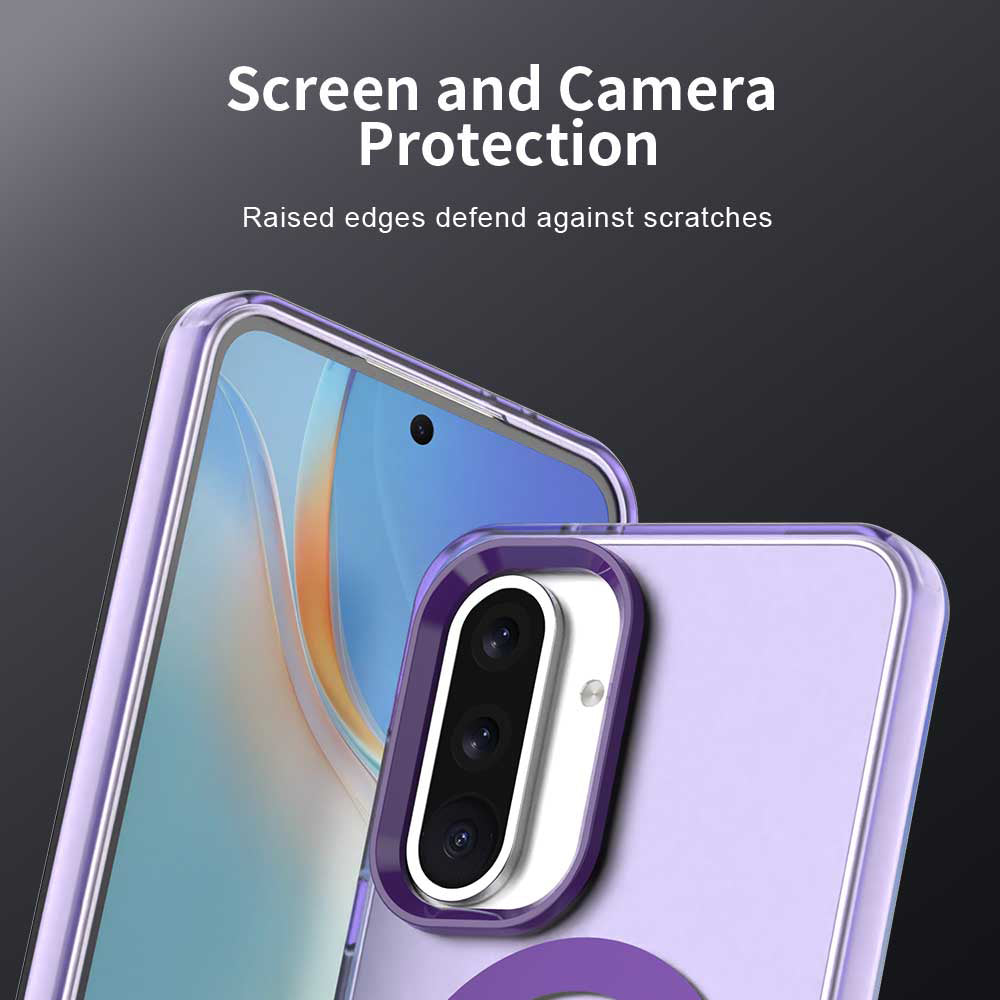 Husa de protectie Techsuit CandyCase MagSafe compatibil cu Samsung Galaxy A56 5G, Mov