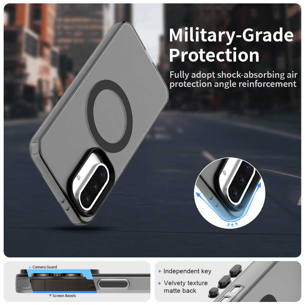 Husa de protectie Techsuit CandyCase MagSafe compatibil cu Samsung Galaxy A56 5G, Negru