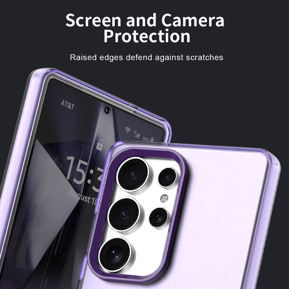 Husa de protectie Techsuit CandyCase MagSafe compatibil cu Samsung Galaxy S25 Ultra, Mov