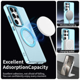 Husa de protectie Techsuit CandyCase MagSafe compatibil cu Samsung Galaxy S25 Ultra, Albastru