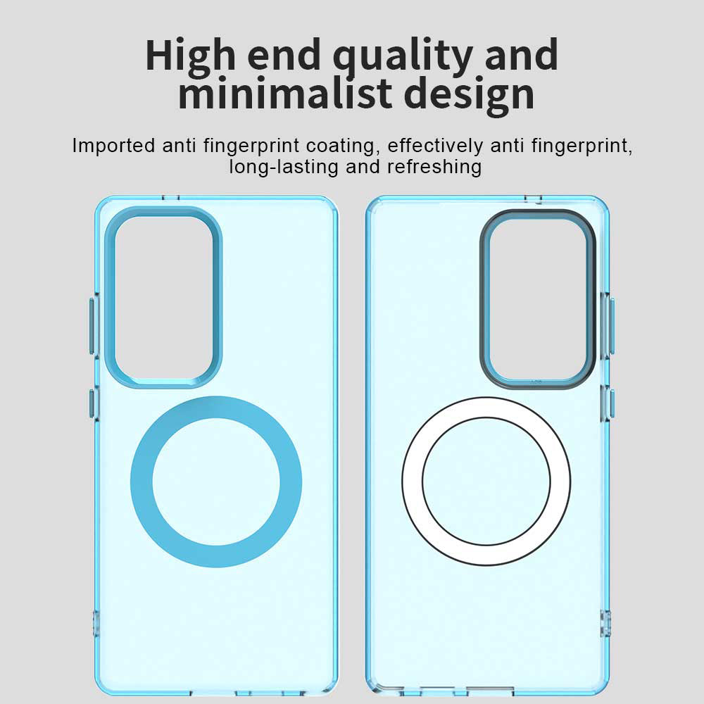 Husa de protectie Techsuit CandyCase MagSafe compatibil cu Samsung Galaxy S25 Ultra, Albastru