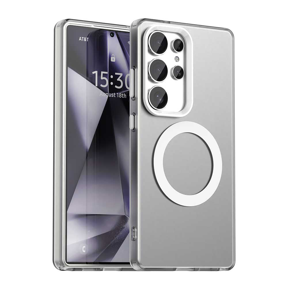 Husa de protectie Techsuit CandyCase MagSafe compatibil cu Samsung Galaxy S25 Ultra, Alb
