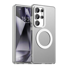 Husa de protectie Techsuit CandyCase MagSafe compatibil cu Samsung Galaxy S25 Ultra, Alb
