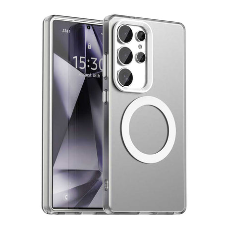 Husa de protectie Techsuit CandyCase MagSafe compatibil cu Samsung Galaxy S25 Ultra, Alb
