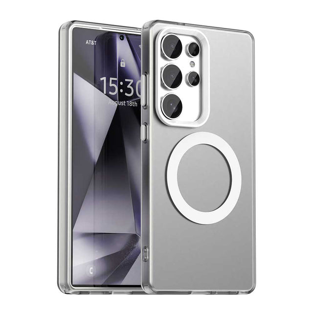 Husa de protectie Techsuit CandyCase MagSafe compatibil cu Samsung Galaxy S25 Ultra, Alb
