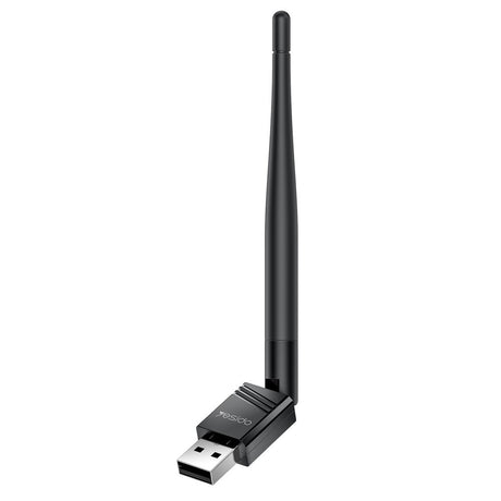 Adaptor Yesido Wi-Fi Adapter (WP11), with External Antenna, WiFi4, USB2.0, 150Mbps, Plug&Play, Negru