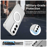 Husa de protectie Techsuit CandyCase MagSafe compatibil cu Samsung Galaxy S24 / S25, Alb