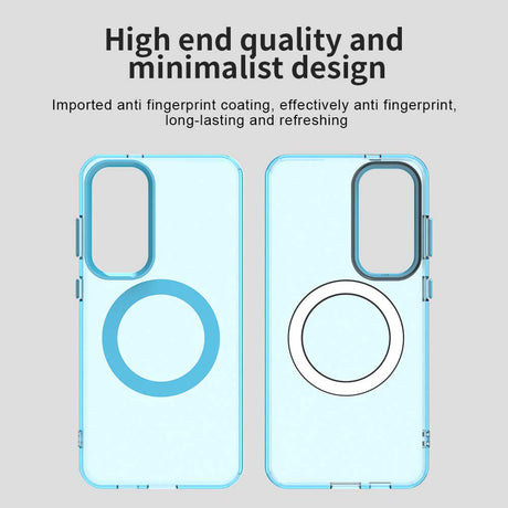 Husa de protectie Techsuit CandyCase MagSafe compatibil cu Samsung Galaxy S24 Plus / S25 Plus, Albastru