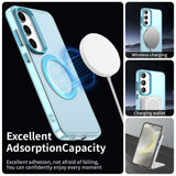 Husa de protectie Techsuit CandyCase MagSafe compatibil cu Samsung Galaxy S24 Plus / S25 Plus, Albastru