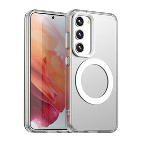 Husa de protectie Techsuit CandyCase MagSafe compatibil cu Samsung Galaxy S23, Alb