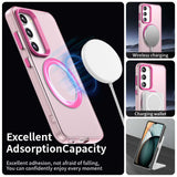 Husa de protectie Techsuit CandyCase MagSafe compatibil cu Samsung Galaxy S23, Roz