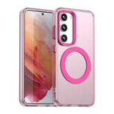 Husa de protectie Techsuit CandyCase MagSafe compatibil cu Samsung Galaxy S23, Roz